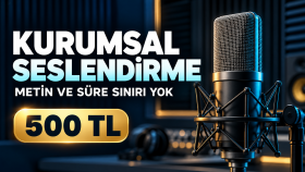 kurumsal seslendirme hizmeti sunarım