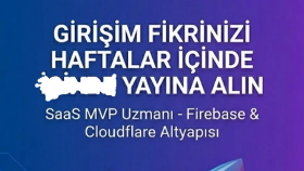 startup ve SaaS projenizi sıfırdan kodlayabilirim