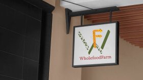 wholefoodfarm logo tasarımı