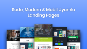 Modern, Sade Landing Pages