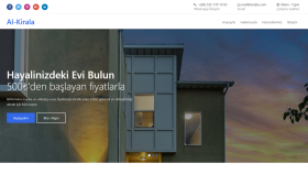 Responsive Veri Tabanı Bağlantılı Emlak Sitesi