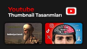 Youtube thumbnail tasarımlarınızı yaparım