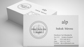 Hukuk Bürosu - Kartvizit Tasarımı