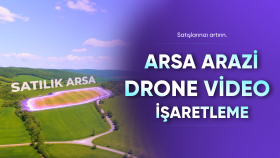 arsa, arazi videonuzun işaretlemelerini yaparım