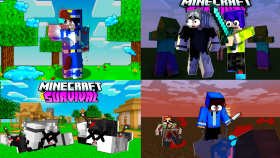 Minecraft thumbnail tasarımı