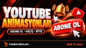 youtube tiktok ve instagram için abone ol animasyonu yaparım
