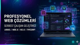 profesyonel bir şekilde her türlü web hizmeti verebilirim