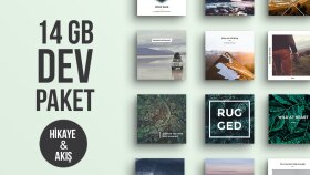 14GB İnstagram Hikaye ve Akış Görselleri