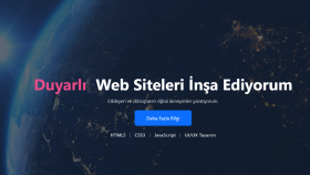 hızlı ve sürdürülebilir web projeleri hazırlıyorum