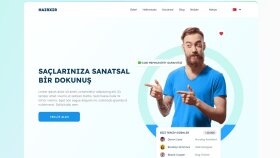 Hairxir Protez Saç Web Tasarımı