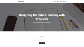 Chen Studio - Mimari Web Sitesi Tasarımı