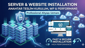 anahtar teslim sunucu kurulumu yaparım