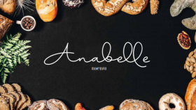 Anabelle Kafe Menü Tasarımı