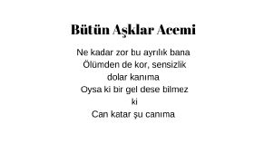 sizin için şiir yazabilirim