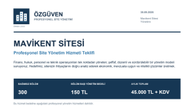 UppSoft Fiyat Teklif Tasarımı