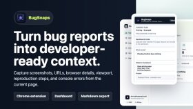 Bugsnaps Extension ve Dashboard Geliştirmesi
