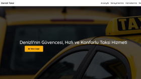 Taksi İşletmesi Web Sitesi