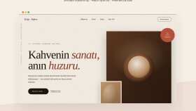 Köşe Kahve – Editöryel Kafe Web Sitesi Tasarımı