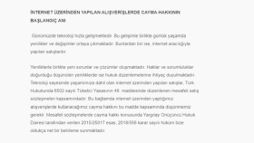 İNTERNET ÜZERİNDEN YAPILAN ALIŞVERİŞLERDE CAYMA