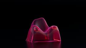 Neon Sandalye - 3D Ürün Tasarımı 