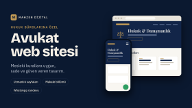 avukatlar için mesleki kurallara uygun web sitesi yaparım