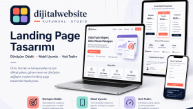 işletmeniz için satış odaklı landing page tasarlarım