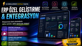 ERP sisteminize özel modül ve yazılım geliştirebilirim