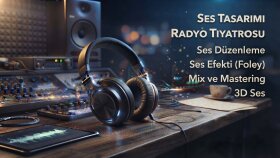 radyo tiyatrosu, sesli kitap ve podcast için ses tasarlarım