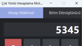Modern C# WinForms Hesap & Birim Dönüştürücü