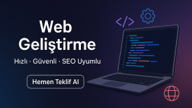 modern ve mobil uyumlu web sitesi tasarlayıp geliştiririm