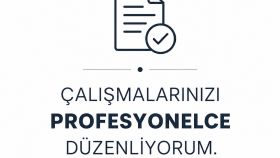 tezinizin veya projenizin kontrolünü yapabilirim