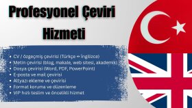 uzun süren çevirileri hızlı bir şekilde yaparım