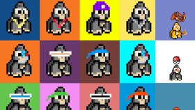 Pixel Koleksiyon Goriller