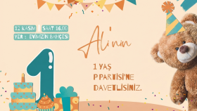 özel günlerinize özel sevimli davetiyeler tasarlıyorum