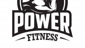 Power Fitness (GYM) için logo tasarım örneği