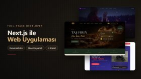 Next.js ile hızlı ve modern web uygulaması geliştiririm
