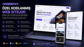 işletmeniz için özel kodlanmış web sitesi yaparım