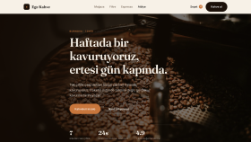 Ege Kahve - E-ticaret Sitesi (WordPress)