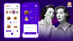 Burger App UI Tasarımları