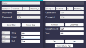 C# OPCUA Server Client
