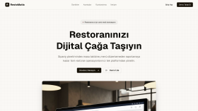 Restoran Otomasyon Sistemi Web Sitesi ve Kurumsal Tanıtım