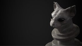 Sfenks Kedi Büstü- Game Prop