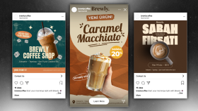 Brewly - Sosyal Medya Tasarımları