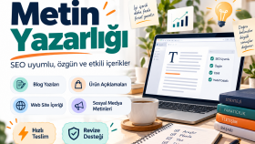 farklı disiplinlerde profesyonel metin yazarlığı yapabilirim