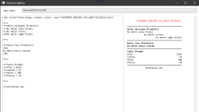HTML/ESC POS Yazdırma