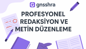 redaksiyon ve metin düzenleme işi yapıyorum