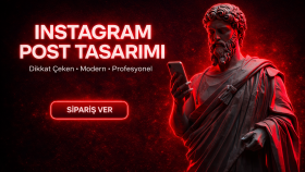 yapay zeka destekli modern instagram post tasarımı yapıyorum