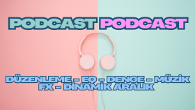 tüm podcast işlemlerinizi yapar, yayına hazır hale getiririm