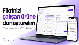 fikriniz için çalışan web uygulaması ve MVP geliştiririm