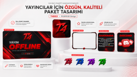 Twitch ve kick kanalınıza şık, uygun tasarımlar yapabilirim